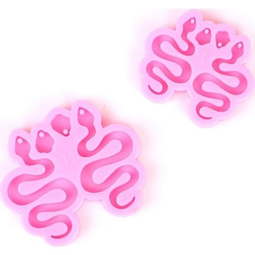 Snake Earrings Diy Crystal Epoxy Silicone Mold Keychain Silicone Mold DIY UV Resin Molds