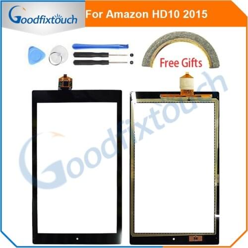 10.1" For Amazon Kindle Fire HD10 HD 10 2015 Front Touch Screen Digitizer Panel Sensor Glass Lens Replacement Parts
