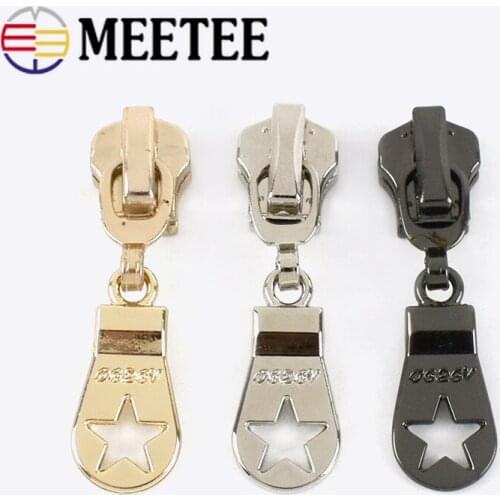 10pcs Auto Locks Zipper Head For 5# metal zippers Sewing Fashion Zipper Sliders Zip Repari Kits DIY Crafts G2-2