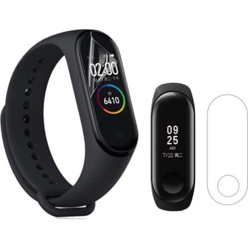 5pcs TPU Soft Protective Film Guard For Xiaomi Mi Band 3/4 Band4 Band3 Miband 4 Smart Band Wristband Full Screen Protector Cover