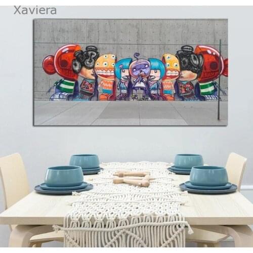 Abstract Graffiti Cartoon Toy Art Posters and Prints Childrens Room Decoration Wall Canvas Painting Nordic Modern Print Picture