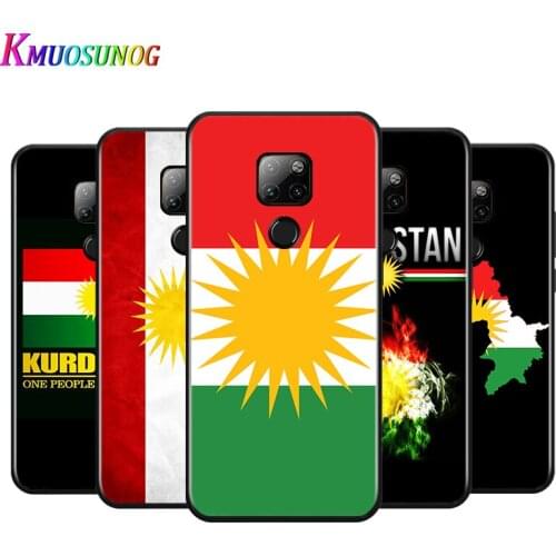 Kurdistan Flag for Huawei P Smart Z S Pro Plus 2021 2020 Nova 7i 7 6 SE 5i 5Pro 4E 4 3i 3e 3 2 2i Lite 2 Phone Case