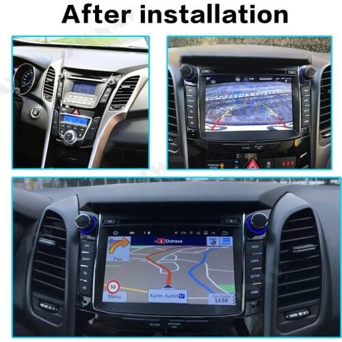 For Hyundai I30 Elantra GT Android10 4+128G Screen Car Multimedia DVD Player GPS Navigation Auto Audio Radio Stereo Head Unit