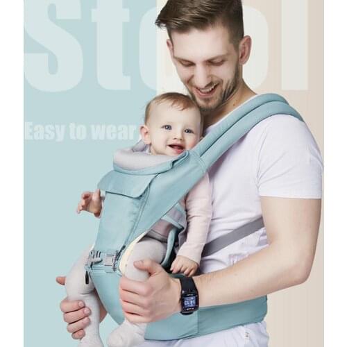 0-36 Months Ergonomic Baby Carrier Backpack With Hip Seat For Newborn Multi-function Infant Sling Wrap Waist Stool Baby Kangaroo