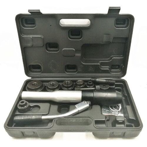 Hydraulic hand hole punching tool with 22.5-61.5mm in the 3.5mm mild sheet TP-8C Soft steel plate aluminum alloy drilling tools