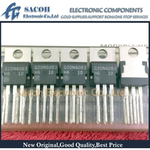 Free Shipping 10Pcs HGTP20N60B3 G20N60B3 HGTP20N60C3R 20N60C3R TO-220 20A 600V N-Channel IGBT