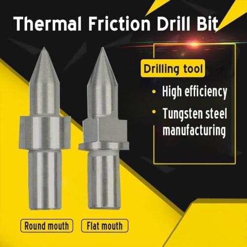 Thermal Friction Hot Melt Short Drill Bit M3 M4 M5 M6 M8 M10 M12 M14 Round/Flat Type Wide range of application, energy efficient