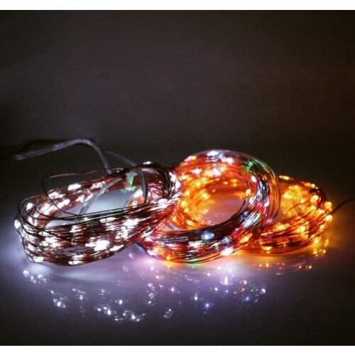 Can Battery Powered Led Light Colored 2mt christmas christmas Ornament decorations рождественские украшения