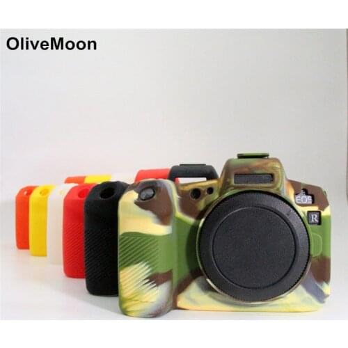 Soft Silicone Rubber Camera Body Case Cover For Canon EOSR EOS R Protective Camera Bag Shell