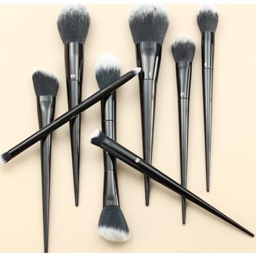 KVD 11Pcs Makeup Brushes Set Foundation Powder Blush Eye Shadow Blending Cosmetic Concealer Beauty Make Up Brush Tools With Box