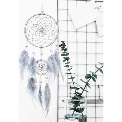 Simple Style Wall Hanging Handmade Kids Children Girls Gifts Dream Catcher Living Room Wedding Bedroom Feather Home Decorations