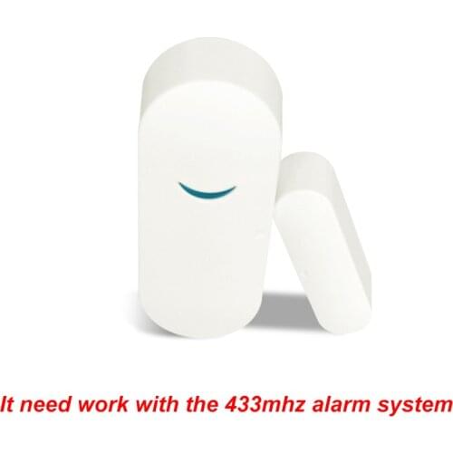 New wireless mini door and window magnetic sensor detector home alarm security alarm 433mhz door sensor