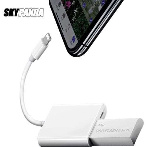 OTG Lightning to USB Connector SLR Camera Adapter Chargeable Phone Mutual Transmission Converter For iPad Pro Tablet iPhone