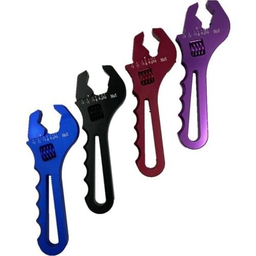 Adjustable Wrench, an Wrench, Aluminum Wrench Hose Fitting Tool Aluminum Spanner AN3-AN16
