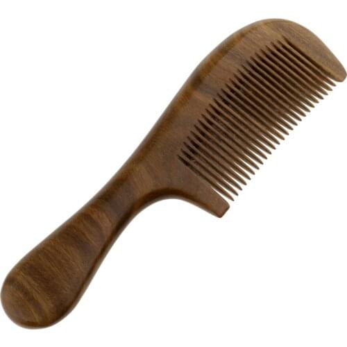 Sandalwood Handmade Wood Hair Care Massage Comb Fine/Close Teeth Anti-Static