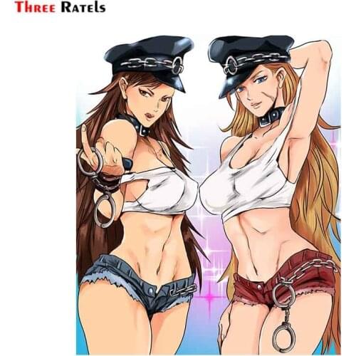 Three Ratels F527 Chun Li Cammy White Fighter Fashion Creative Full Body Styling Sticker Vinyl Waterproof Decal Decoration