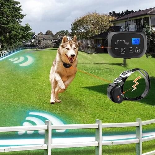Universal Electric Wireless Dog Fence Training Collars 5000 Square Meters