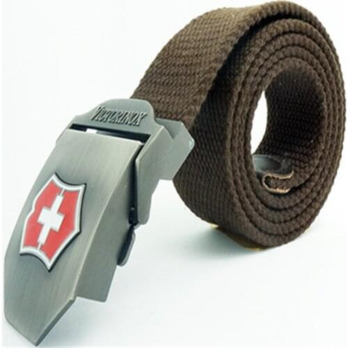 Thickening male and female cross canvas belt, male casual canvas belt, Korean version of the belt HX055653