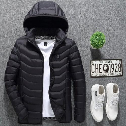 High-quality Electric Heating Jacket Outdoor Sports Jacket Eight-zone Heating Winter USB Constant Temperature Heating Cotton