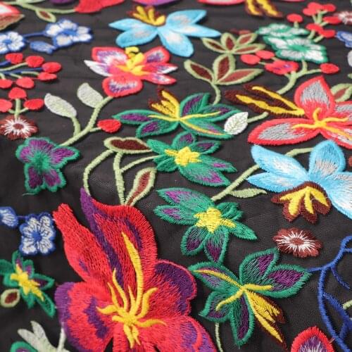 High quality skin friendly mesh fabric Yarn dyed cotton embroidery tissu Skirt curtain wedding dress headdress material