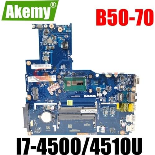 ZIWB2/ZIWB3/ZIWE1 LA-B092P for Lenovo IdeaPad B50-70 N50-70 notebook motherboard CPU I7-4500/4510U DDR3 100% fully tested