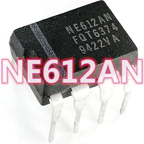 10PCS/LOT NE612AN NE612A NE612 DIP8 Double balanced mixer and oscillator chip Free shipping