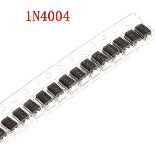 100 PCS DIODE M4 1N4004 SMA 1A 400 V IN4004 Rectifier Diode