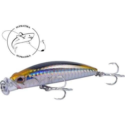 10g/8cm Artificial Minnow Floating Wobbler Plastic Fishing Bait Freshwater Bionic 3D Eyes High Quality Fishing Lure Hard Bait