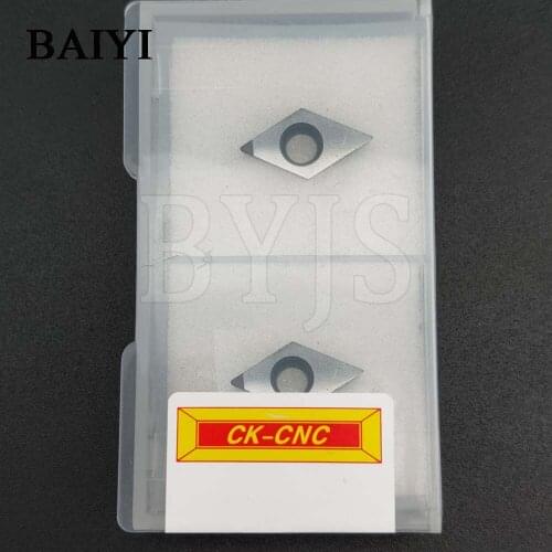 2pcs DCGT11T304 CBN cutter super hard CBN inserts CNC lathe turning tool blade cutter