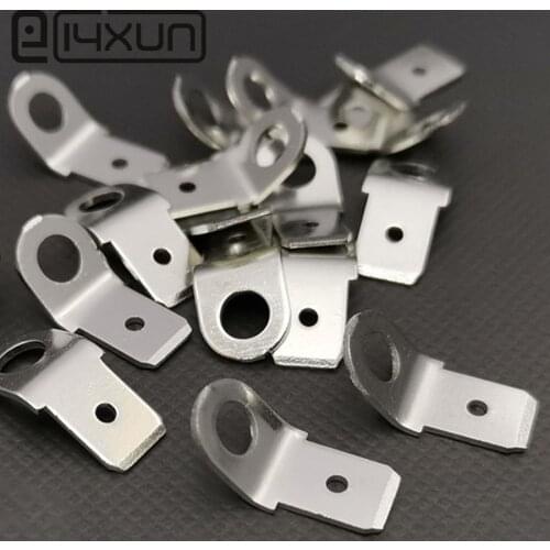 20pcs 6.3 Insert Welding Terminals 6.3mm Male Crimp PCB Block Board Terminals DJ6114