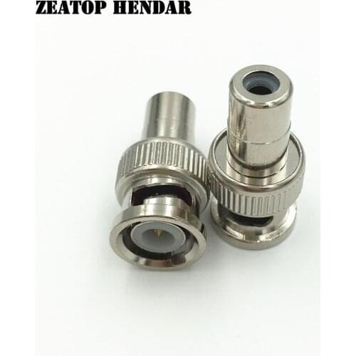 20Pcs Metal BNC Male Plug to RCA Female Jack Adapter Coaxial Connector for CCTV Video Camera