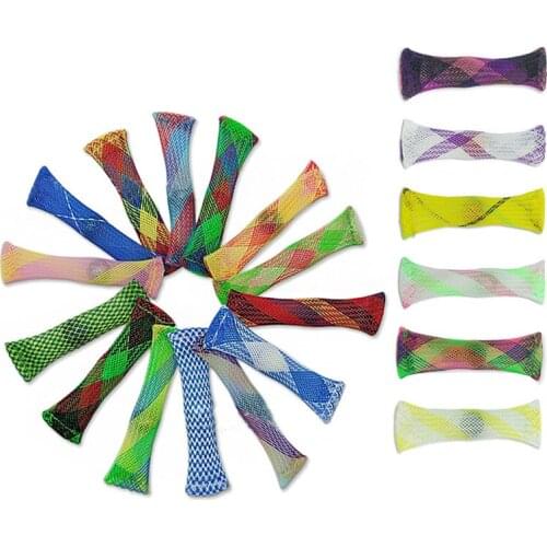 3Pcs Sensory Toys Marbles Ball Autism ADHD Anxiety Therapy Toy EDC Stress Relief Hand Fidget Toys Braided Mesh Easy Bend Marble