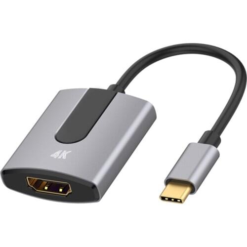 4K Type C to HDMI-compatible Video Cable HDTV Adapter for Huawei LG PC MacBook Laptop PC for Samsung Phone Screen To TV Monitor