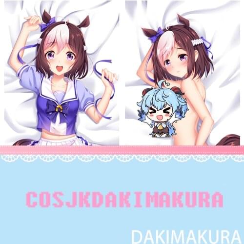 Anime Dakimakura Umamusume: Pretty Derby Rice Shower Special Week HD Print Pillowcase Body Hugging Pillow Cover Case Room Otaku