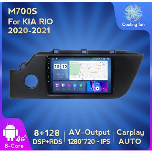2DIN 4G LTE Android 11 Car Radio Multimedia Video Player For KIA RIO 2020-2021 GPS Navigation Support AUTO Carplay BT