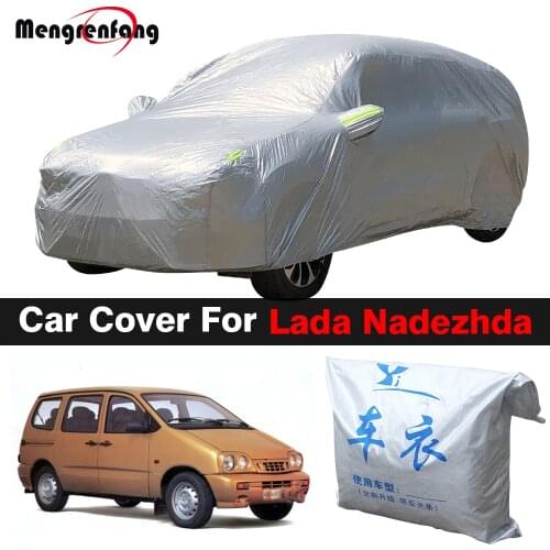 Car Cover For Lada Nadezhda 1998-2006 MPV Outdoor Anti-UV Sun Shade Rain Snow Fog Dust Resistant Cover