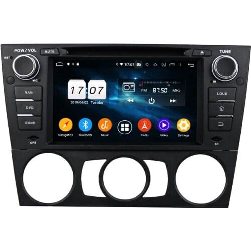 7" Android 10.0 PX6 Car DVD Player For BMW E90 E91 E92 E93 2005-2011 Car Stereo 6 Core Audio 1 Din Radio Multimedia Player DSP