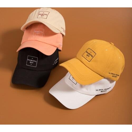 New Fresh Baseball Caps Men Women Solid Color High Quality Letter Embroidery Hip Hop Hat Young Style Summer Dad Hat peaked cap