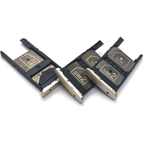 Sim Card Slot Tray Holder Sim Card Reader Socket For Motorola Moto Z2 Play XT1710 Replacement Part
