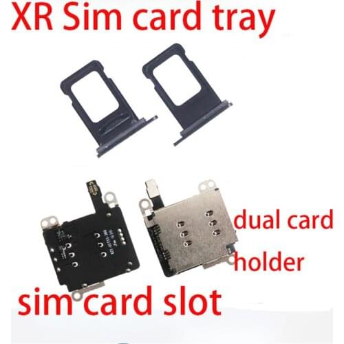 For Iphone XR A2105 A2106 A1984 dual card slot, single card to dual card holder, suitable for XR built-in card cable