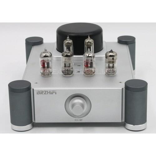 Finished 12AX7 12AU7 Vacuum Tube Preamp Home Stereo Audio Preamplifier Based on Shigeru Wada