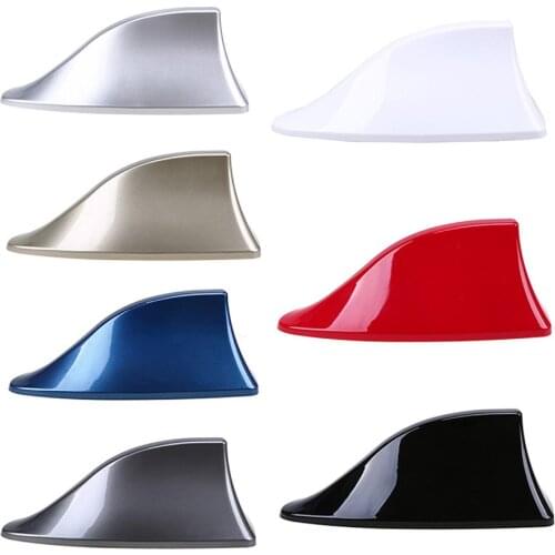 Car Roof Shark Fin Decorative Aerial Antenna Cover Sticker Base Roof Carbon Fiber Style For BMW/Honda/Toyota Universal
