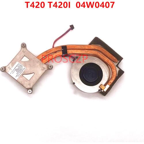 For Leonvo ThinkPad T420 T420I Laptop motherboard 04W0407 04W0409 0A66708 0A66706 Cooling Fan Heatsink Cooler radiator