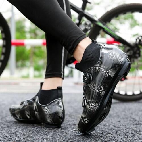 Men high-top MTB Cycling Shoes Winter Road bike Sneakers Sapatilha Ciclismo women Professional Self-Locking Bicycle Shoe size 47