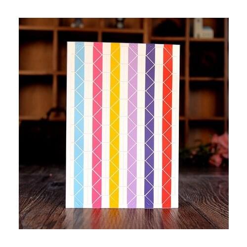 102 pcs/sheet PVC Photo Ablum Corner Stickers 10 Sheet DIY Colorful Corner Scrapbook Paper Photo Albums Frame Picture Decoration