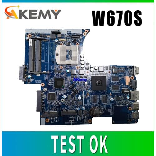 Laptop moterboard fit for Clevo W670SZ W670SJ Motherboard 6-77-W670SJ00-D02 D01