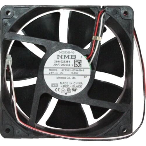 New and original 4715KL-05W-B49 120mm 12cm 12038 120x120x38mm DC 24V 0.46A CNC Inverter cooling Fan
