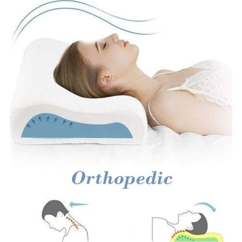 Orthopedic Pillow for Neck Pain Sleeping with Comfortable Peaceful Sleep Bed Neck Support Health Care Maternity Memory Pillow