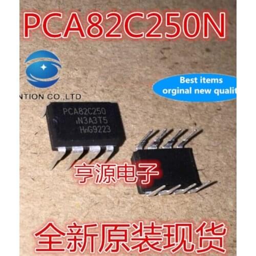 5PCS PCA82C250N receiver transceiver PCA82C250 drives DIP8 in stock 100% new and original
