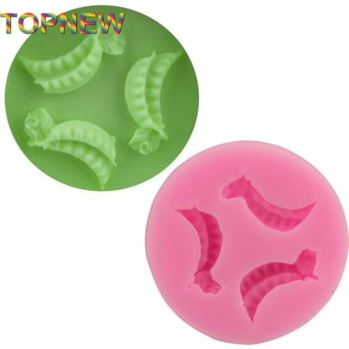 Pea Pods DIY Fondant Cake Silicone Mold Cake Decorating tools C1731